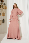Vestido Orquidea Rosa Queimado