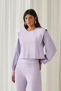 Blusa Begônia Lilás