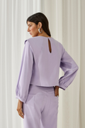 Blusa Begônia Lilás