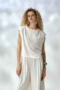 Camiseta Lisa Lu Off White