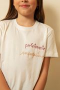 Camiseta Bordada Perfeita Inf Off