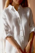 Camisa Linho Rafaela Branco