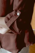 Camisa Linho Rafaela Café
