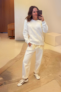 Calça Moletom Frapê Off White