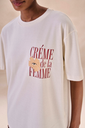 Camiseta Creme de La Femme Off White
