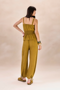 Calça Lastéx Nadine Verde Alecrim