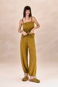 Calça Lastéx Nadine Verde Alecrim