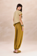 Calça Lastéx Nadine Verde Alecrim