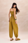 Calça Lastéx Nadine Verde Alecrim