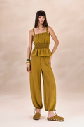 Calça Lastéx Nadine Verde Alecrim