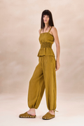 Calça Lastéx Nadine Verde Alecrim