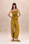 Calça Lastéx Nadine Verde Alecrim