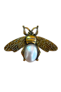 Broche Abelha Ouro Velho