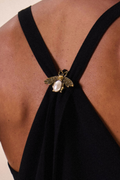 Broche Abelha Ouro Velho