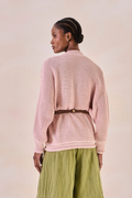 Cardigan Eliz Rosa Bebê
