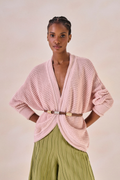 Cardigan Eliz Rosa Bebê