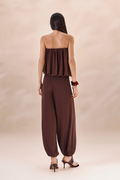 Calça Chiffon Camille Marrom