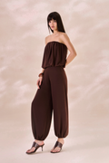 Calça Chiffon Camille Marrom