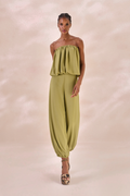 Calça Chiffon Camille Verde Alecrim