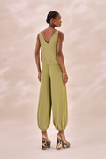 Calça Chiffon Camille Verde Alecrim