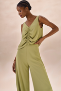 Regata Chiffon Camille Verde Alecrim