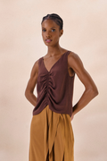 Regata Chiffon Camille Marrom