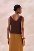 Regata Chiffon Camille Marrom