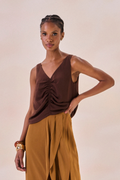 Regata Chiffon Camille Marrom