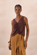 Regata Chiffon Camille Marrom