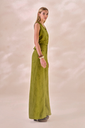Calça Pantalona Beatrice Verde Alecrim