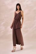 Vestido Oceane Marrom
