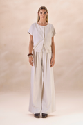 Calça Pantalona Oceane Areia