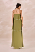 Vestido Chiffon Solange Verde Alecrim