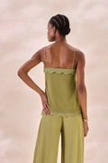 Regata Chiffon Solange Verde Alecrim