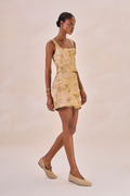 Shorts Saia Jacquard Angelique Bege