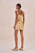 Shorts Saia Jacquard Angelique Bege