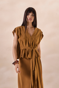 Blusa Waves Margot Demerara