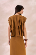 Blusa Waves Margot Demerara