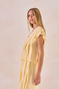 Blusa Waves Margot Amarelo Pó