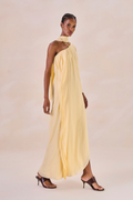 Vestido Waves Margot Amarelo Pó