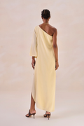 Vestido Waves Margot Amarelo Pó