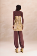 Vestido Jacquard Angelique Bege