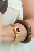 Pulseira Metal Mel Dourado