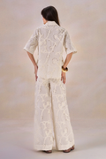 Calça Pantalona Laise Simone Off White