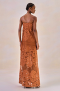 Vestido Renda Carinne Telha