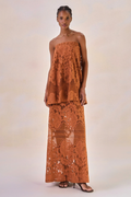 Vestido Renda Carinne Telha