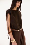 Blusa Dominique Café