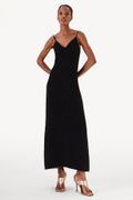 Vestido Devorê Nanci Preto