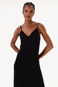 Vestido Devorê Nanci Preto