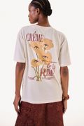 Camiseta Creme de La Femme Off White